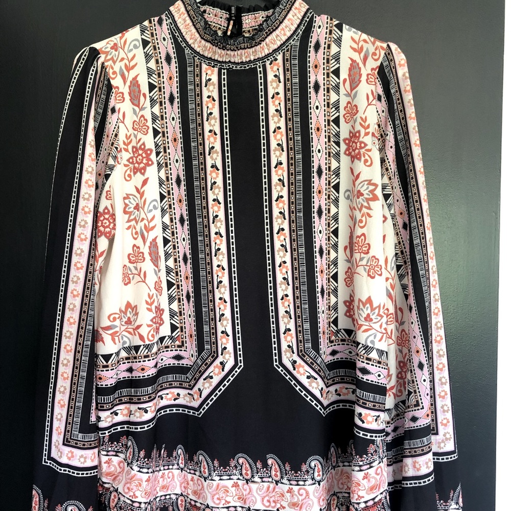 Black High Neck Top